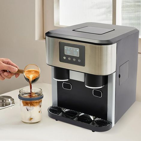 Broyeur de glace 3 en 1, capacité de 600g, brise - glace domestique efficace avec écran LCD, équipé d'un godet (1/5)