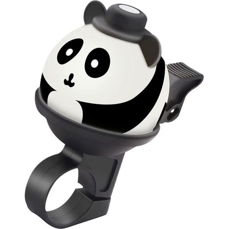 1 Stück Kinderfahrradklingel mit Panda-Motiv, rund, aus Kupfer, geeignet für Jungen und Mädchen (1/5)
