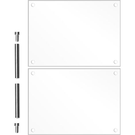 Cadre Photo en Acrylique Transparent Coins Arrondis, Support Stable pour Bureau, Surface Lisse, pour Maison ou Bureau, Set de 1 Cadre Décoratif Simple (1/5)