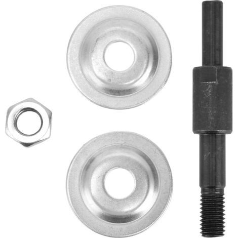 Adaptateur d'arbre de forage, Kit d'outils de bielle d'arbre de meule pour la conversion, tige ronde de 8 mm (1/5)