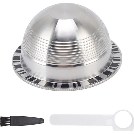 Filtre à Capsule de Café Réutilisable en Acier Inoxydable avec Étiquette PVC pour Maison (1/5)