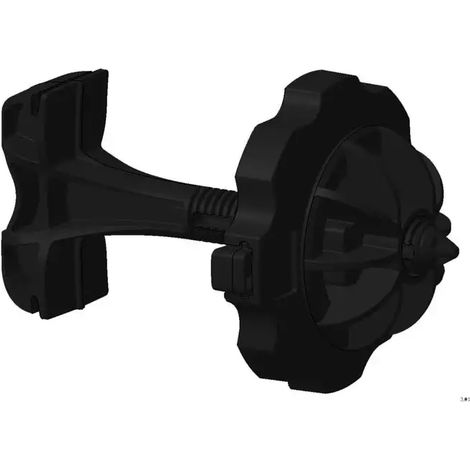 Thermacoustic Mittelstütze PVC - 140 mm - ISOTECH - 0111362 (1/2)