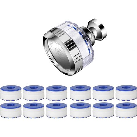 70 x 55 mm, 1 Universal-Filterhahn + 12 Filterelemente, 360° drehbare Düse (1/5)