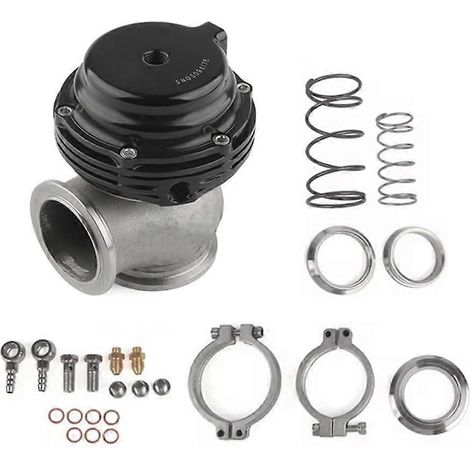 Compatible avec le kit de soupape de dérivation d'échappement universel de 44 mm pour turbocompresseurs, soupape de dérivation d'échappement refroidie par eau pour turbocompresseurs, pression. (1/5)