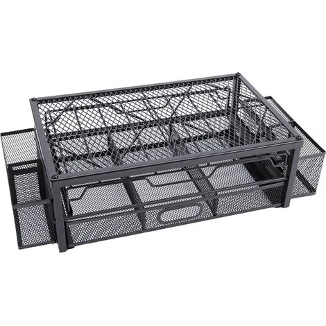 2-stöckiger Kaffeekapselhalter mit Auszugsschubladen für die Küchenarbeitsplatte, Schwarz, Hohl (1/5)