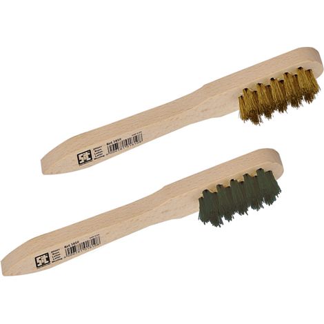 SPAZZOLA A MANO PER CANDELE mm 150x35 - fili ottone Ø mm 0,15  - SIT