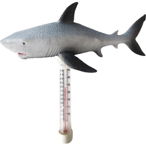 Thermomètre flottant pour piscine Thermomètre flottant pour bassin Pour une utilisation intérieure et extérieure avec thermomètre Shark (1/5)