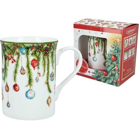 Carmani, tazza di Natale 360ml t. Classica - buon Natale/decorazione natalizia (1/3)