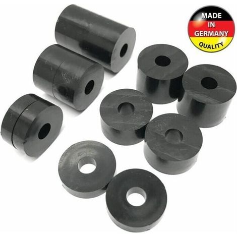 Cyclingcolors – Lot de 10 entretoises plastiques M5 – Épaisseur 2x 4mm, 2x 10mm, 2x 14mm, 2x 20mm, 2x 30mm – Rondelle tube vis pour montage précis