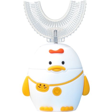 Brosses à dents électriques pour enfants de 2 à 6 ans, blanches-AquaForge