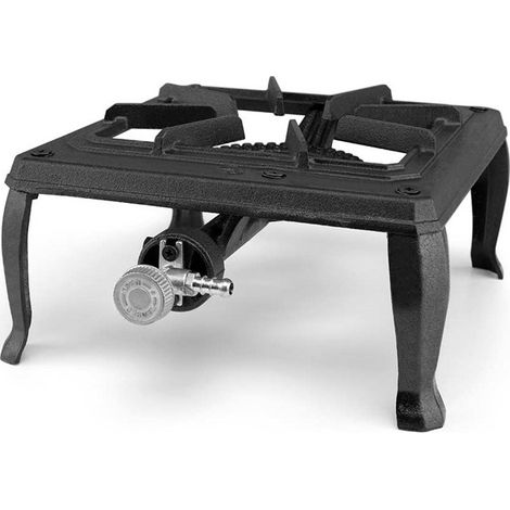 Suinga – Réchaud à gaz butane ou propane 3,5 kW – 4 brûleurs – Acier inoxydable – Dimensions 26,5 x 14,5 x 35 cm – Pour usage intérieur et extérieur (1/5)