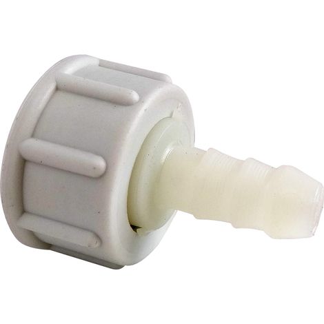 SOMATHERM FOR YOU - dado di plastica destra giunto rotante 20/27 con capezzolo per il montaggio su un tubo di alimentazione della macchina di lavaggio (1/4)