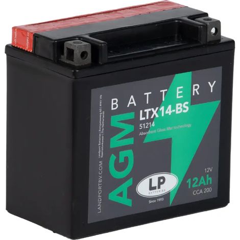 Batería de Moto 12Ah 12V LP LTX14-BS (1/2)