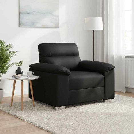 Sessel Schwarz 100x81x84 cm Kunstleder