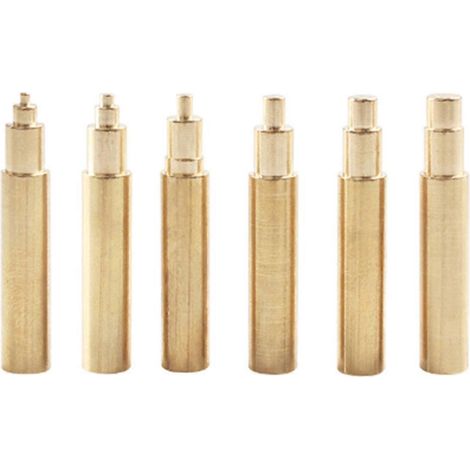 Kit d'embouts de fixation thermique pour écrous en fer, filetage en laiton intégré. (1/5)