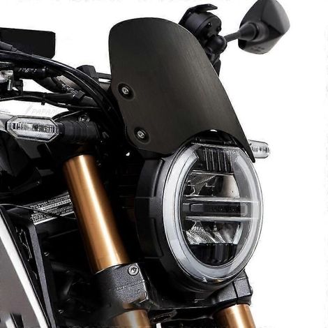 Pare-brise pour moto Honda CB 650R/1000R Neo Sports Cafe (modèles 2018-2023, 2022, 2021 et 2020) - Noir (1/5)
