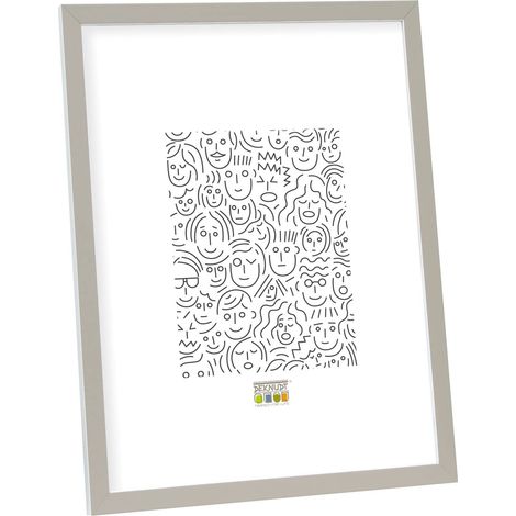 Cadre Photo Bois Gris/Blanc 17,8 x 13,5 x 1,5 cm (1/4)