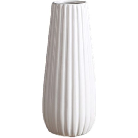 Vase En Céramique - Vase À Fleurs Moderne Pour Décoration Intérieure - Idéal Pour Bouquets Séchés Ou Artificiels - 1 Pièce (1/5)