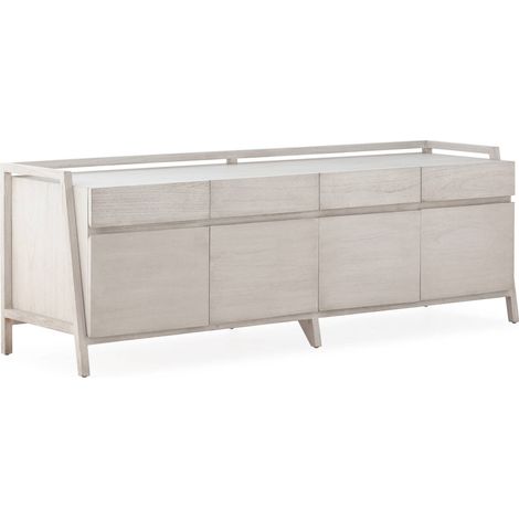 Commode élégante Gris Voilé en bois de cèdre - Gris voilé cèdre nuancé (1/5)