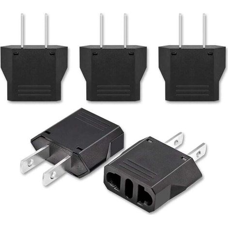 Adaptateur de voyage 5 pièces, adaptateur américain, adaptateur de prise canadien, adaptateur de prise universel (1/4)
