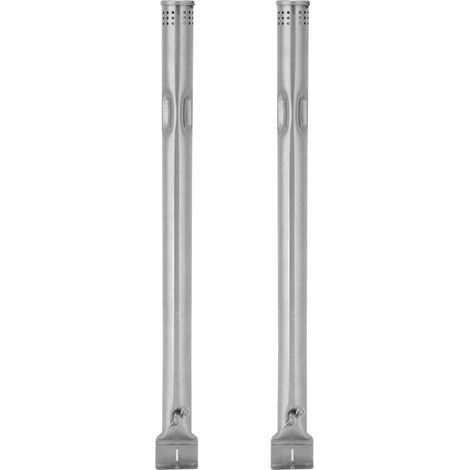 2 tubes de rechange pour brûleur, grille d'angle, accessoires de four et de gril en acier inoxydable (1/5)