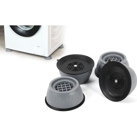 Set 4 Piedini Antivibrazione Antiscivolo Lavatrice Asciugatrice Gomma Universali (1/5)