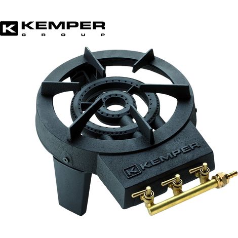 Fornello/Fornellone/Bruciatore a tripla corona GPL in ghisa - Kemper