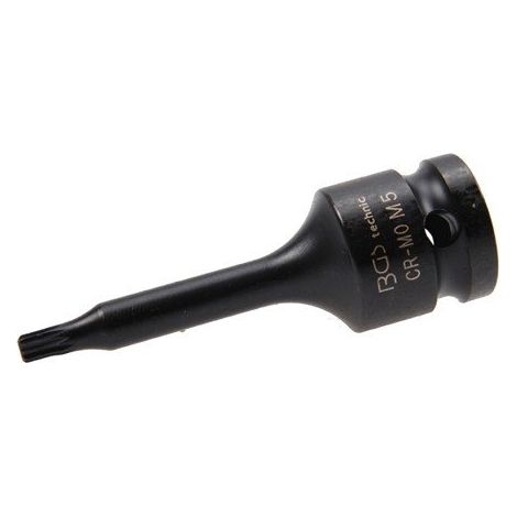 BGS Kraft-Bit-Einsatz Antrieb Innenvierkant 12,5 mm (1/2") Innenvielzahn (für XZN) M5 - 5482-M5