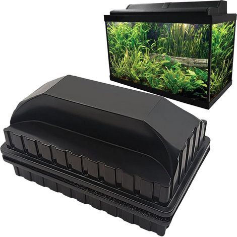 Magnetic Aquarium Cleaner, Double-Sided Scratch-Resistant Scraper, Powerful Magnet, Glass Cleaning Accessory, Aquariums (1/5)