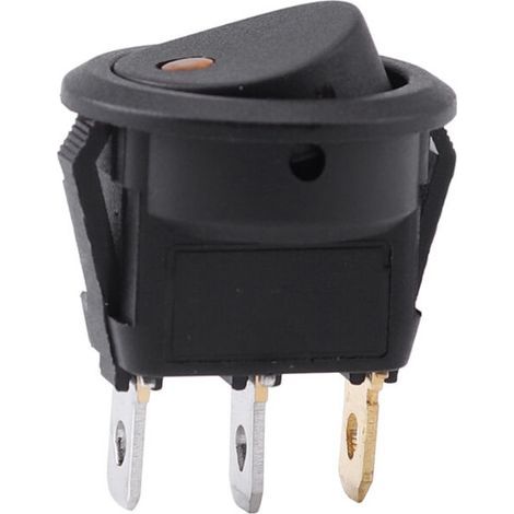 Bascule de camion de voiture, interrupteur à bascule à bascule noir, avec LED pour produits électriques de distributeur d'eau (1/4)