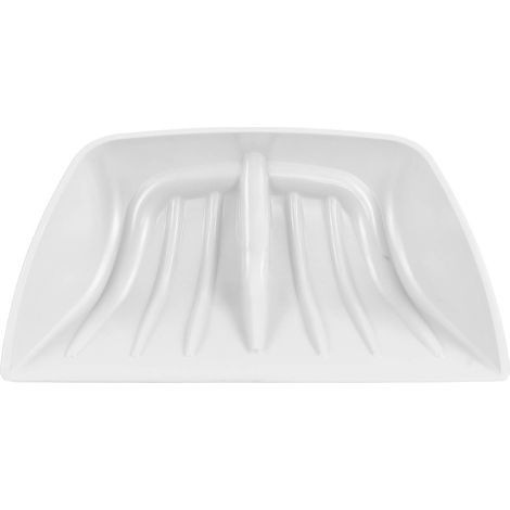 Pelle à neige en PP avec lame blanche pour gravier, terre, feuilles, jardin et chantier (1/5)
