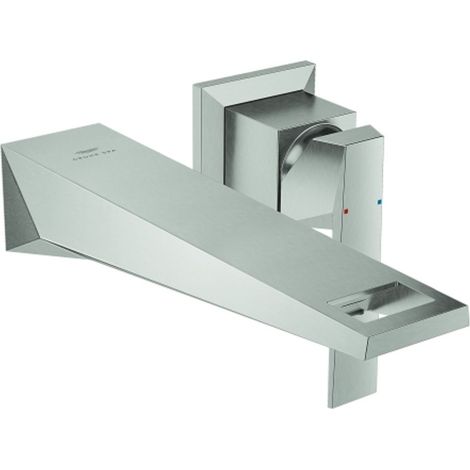 GROHE Grifo de pared de 2 orificios Allure Brilliant 29403 FMS Proyección 210mm supersteel, 29403DC0