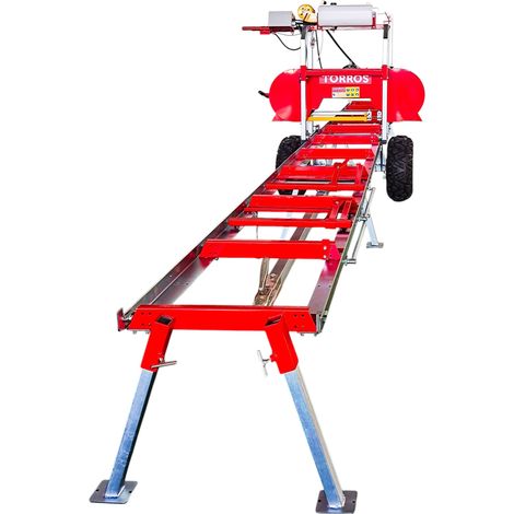 Torros – Scie à grumes sur remorque – Moteur électrique 4 kW 3x400V – Longueur de coupe 5180 mm – Capacité diamètre ø470 mm – HBZ460ETL (1/5)