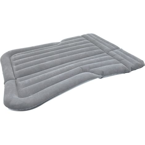 Vivol – Matelas gonflable voiture 170 x 125 x 12 cm – 2 personnes – PVC – Pompe à air 12V – 2 coussins et kit de réparation inclus