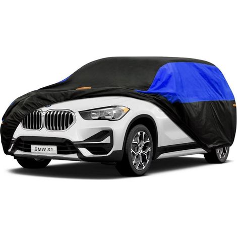 Autoabdeckung wasserdicht atmungsaktiv für BMW X1 (2009-2024) mit Baumwollfutter (1/5)