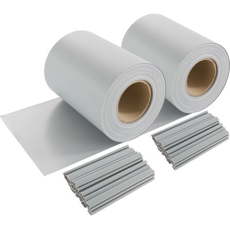 AREBOS  balcony privacy roll privacy screen balcony cladding 70 m in gray (1/5)