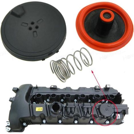 11127548196 nouveau capuchon de soupape de couvercle de soupape Pcv pour Bmw N53 E90 E91 E92 E93 E60 E61 F10 F11 E63 E64 (1/5)