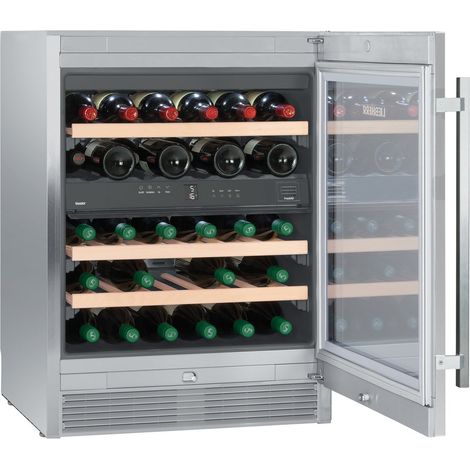 Liebherr WTes 1672-22. Posizionamento dell'apparecchio: Libera installazione, Colore struttura: Grigio, Colore interno: Alluminio. Capacità bottiglie: 34 bottiglia/bottiglie, Intervallo temperatura... (1/5)