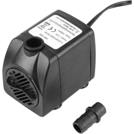 1 Bomba sumergible, 15W, 1000L/H, silenciosa, regulable, para acuario, fuente, hidroponía. (1/5)
