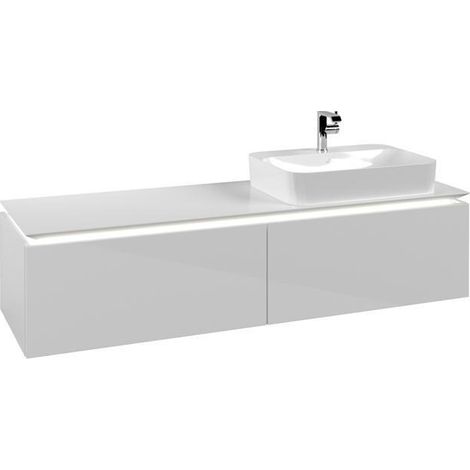 VB WTUS Legato B765 1600x380x500mm avec cloche. 2 extraits WT re Blanc brillant