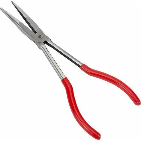 Pince à bec long de 28 cm – Pince longue portée avec mâchoires dentelées pour la fabrication de bijoux et l'artisanat (1/5)