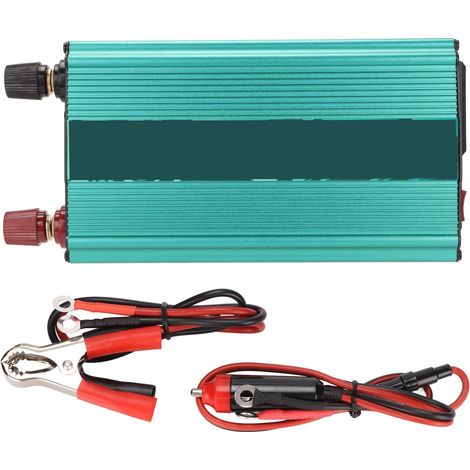 Onduleur de Voiture 12V DC vers 220V AC Intelligent à Onde Sinusoïdale Pure pour Automobile (1/5)