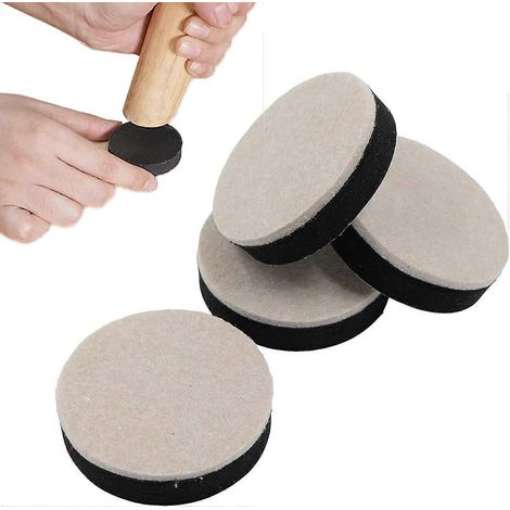 Möbelhöjare 5 cm, Möbelbenshöjare rotondo, Kan Användas Staplade för Kad Höjd, silenzioso e durevole (diametro 5 cm, Höjd 1,5 cm) (1/5)