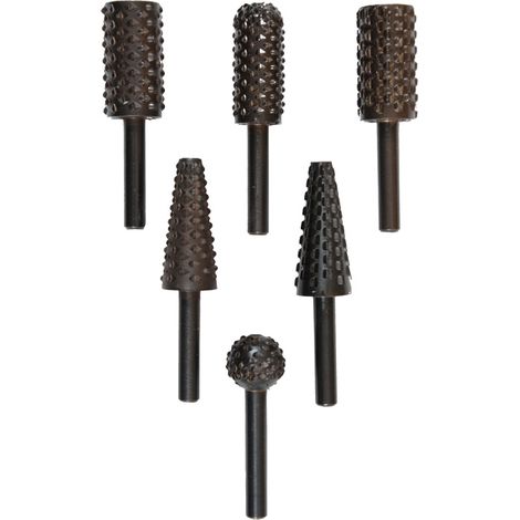 KWB Einhell 49495500 10er-Set Raspeln zum Fräsen von Holzschnitzereiblechen Ø6mm (1/3)