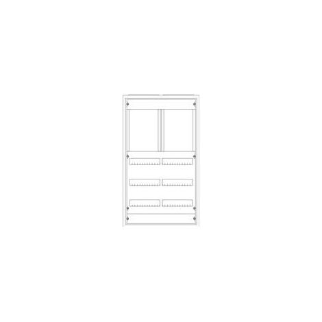 Armoire Type A IP43 5Xrangées 950mm x 550mm 2CPX070781R9999 ABB 170781 (1/2)