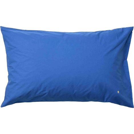 Taie d'oreiller motif astral pour chambre à coucher, coloris bleu, dimensions 80 x 50 cm - PANGIVO