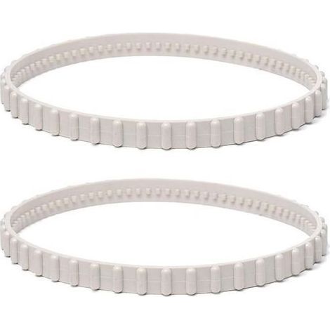 Lot de 2 courroies RCX23002 Aquavac Tiger Shark pour nettoyeur de piscine Hayward Aquavac Tiger Shark et ShakVac (longueur du rail 75 cm)- (1/4)