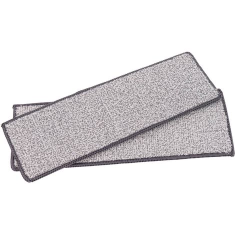 Set aus 2 selbstklebenden mikrofaserbezügen für rechteckige eimersets - grau - Tendance (1/5)