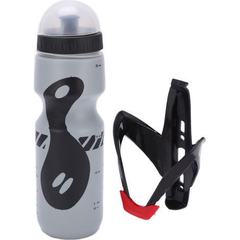 Hellgraues Fahrradflaschenhalter-Set, leicht, robust, 2er-Set für Outdoor-Radtouren (1/5)