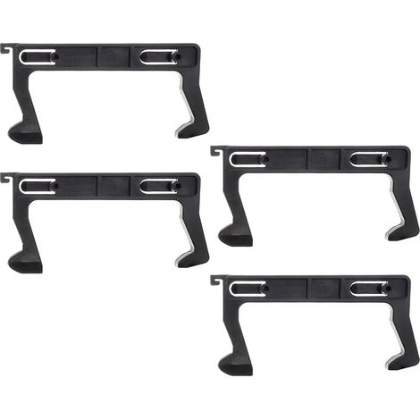 Lot de 4 Crochets de Porte pour Micro-ondes, Loquets de Remplacement Universels, Ressorts de Verrouillage Solides, Accessoires Compatibles pour Réparation de Four à (1/5)